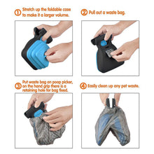 Foldable Pet Waste Scoop with Decomposable Bags