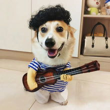 Funny Guitarist Pet Costume