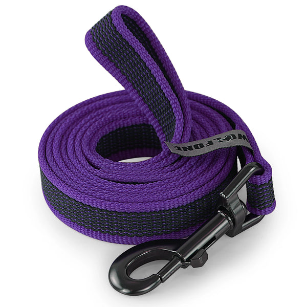 Dual-Color Dog Leash - Tough Nylon with Latex Silk