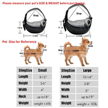 Pet Sling Shoulder Travel Bag