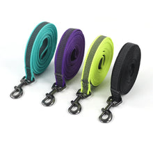 Dual-Color Dog Leash - Tough Nylon with Latex Silk