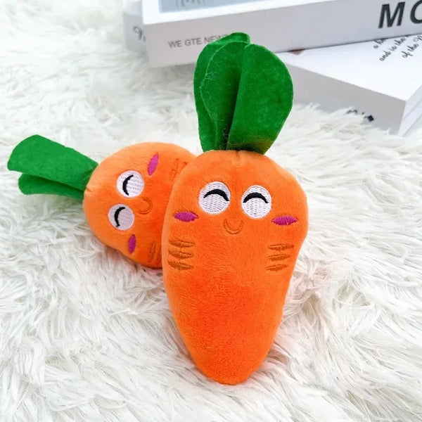 Carrot Crunch Squeaky Toy