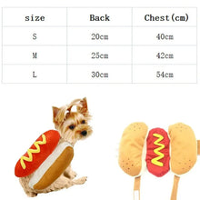 Hot Dog Pet Costume