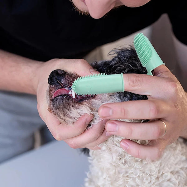 Silicone Pet Finger Toothbrush