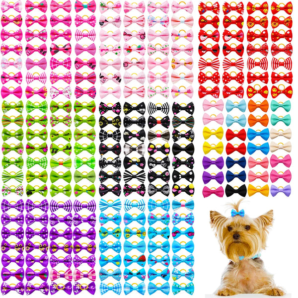 30-Piece Pet Hair Bow Variety Pack