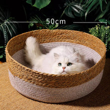 Handcrafted Japanese Woven Cat Bed