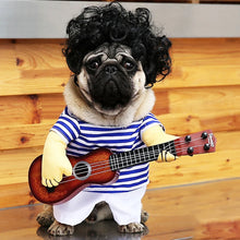 Funny Guitarist Pet Costume