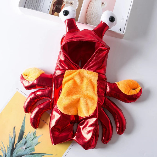 Red Crab Pet Costume