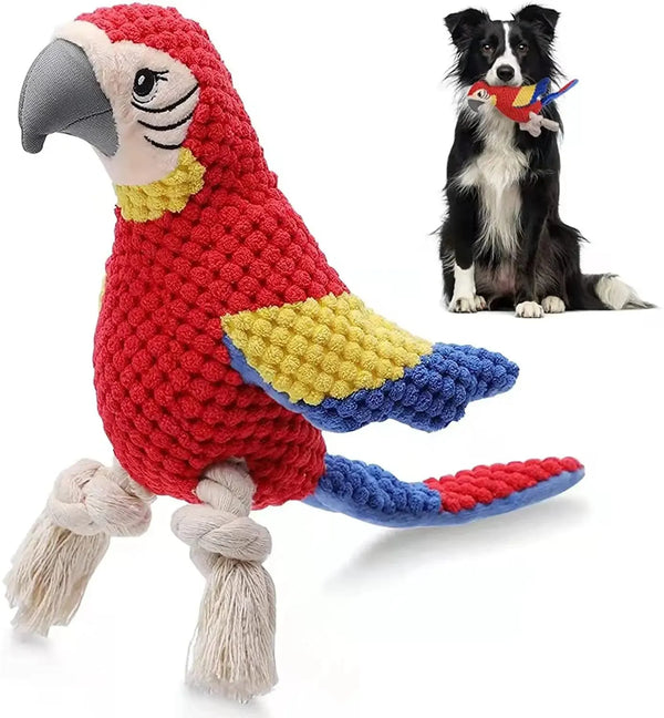 Plush Parrot Play Toy