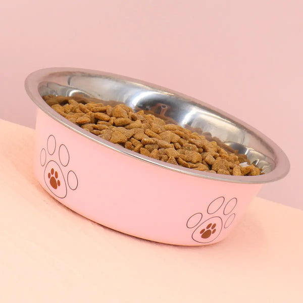 Stainless Steel  Bowl with Anti-Slip Rubber Base